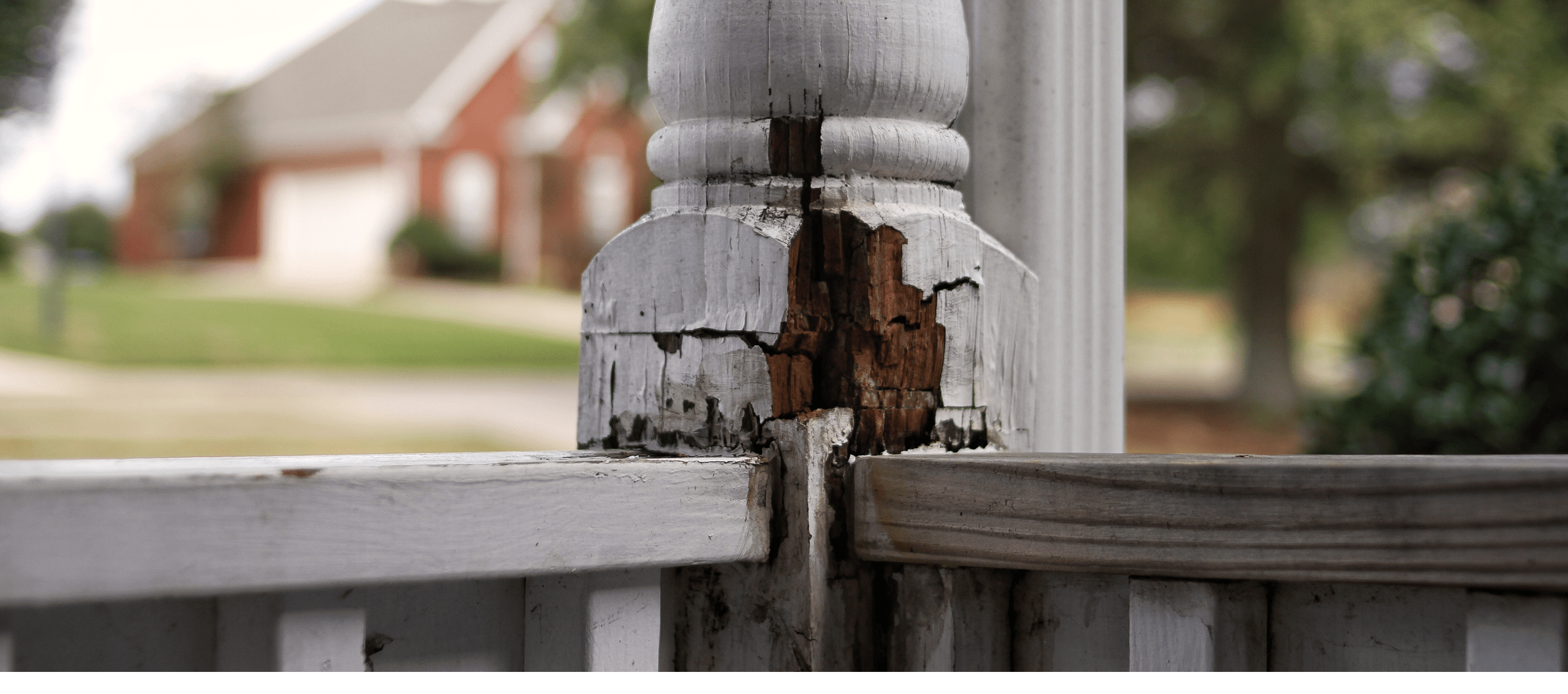 Wood Rot on Porch Post